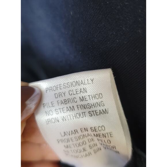 Sandra Darren Dress Womens 12 Navy Red Geometric Sheath Career Party Lined - Picture 11 of 12